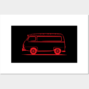 Renault Estafette Red Posters and Art